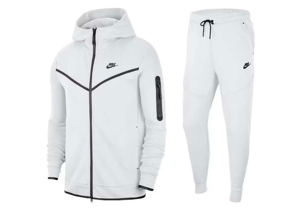 Conjunto Nike tech fleece branco